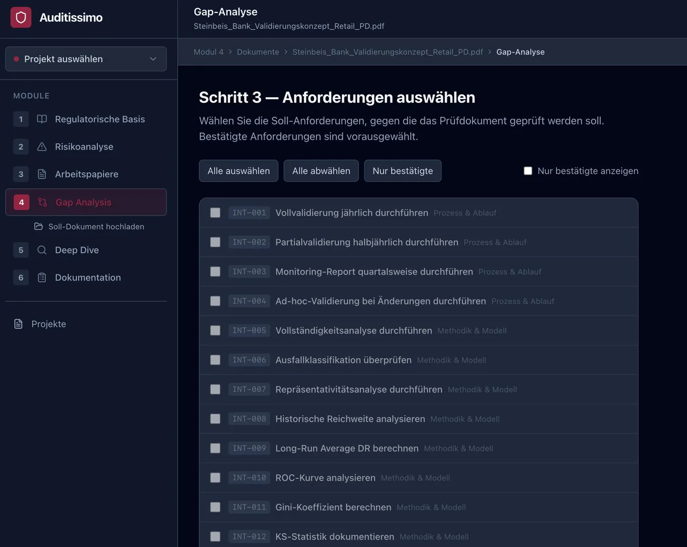 Module 4: Selecting requirements